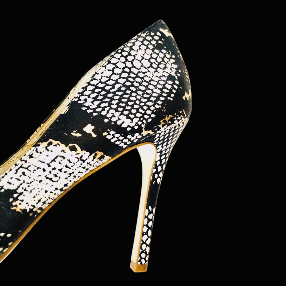 Bcbg Snake Skin Print Heels View 5